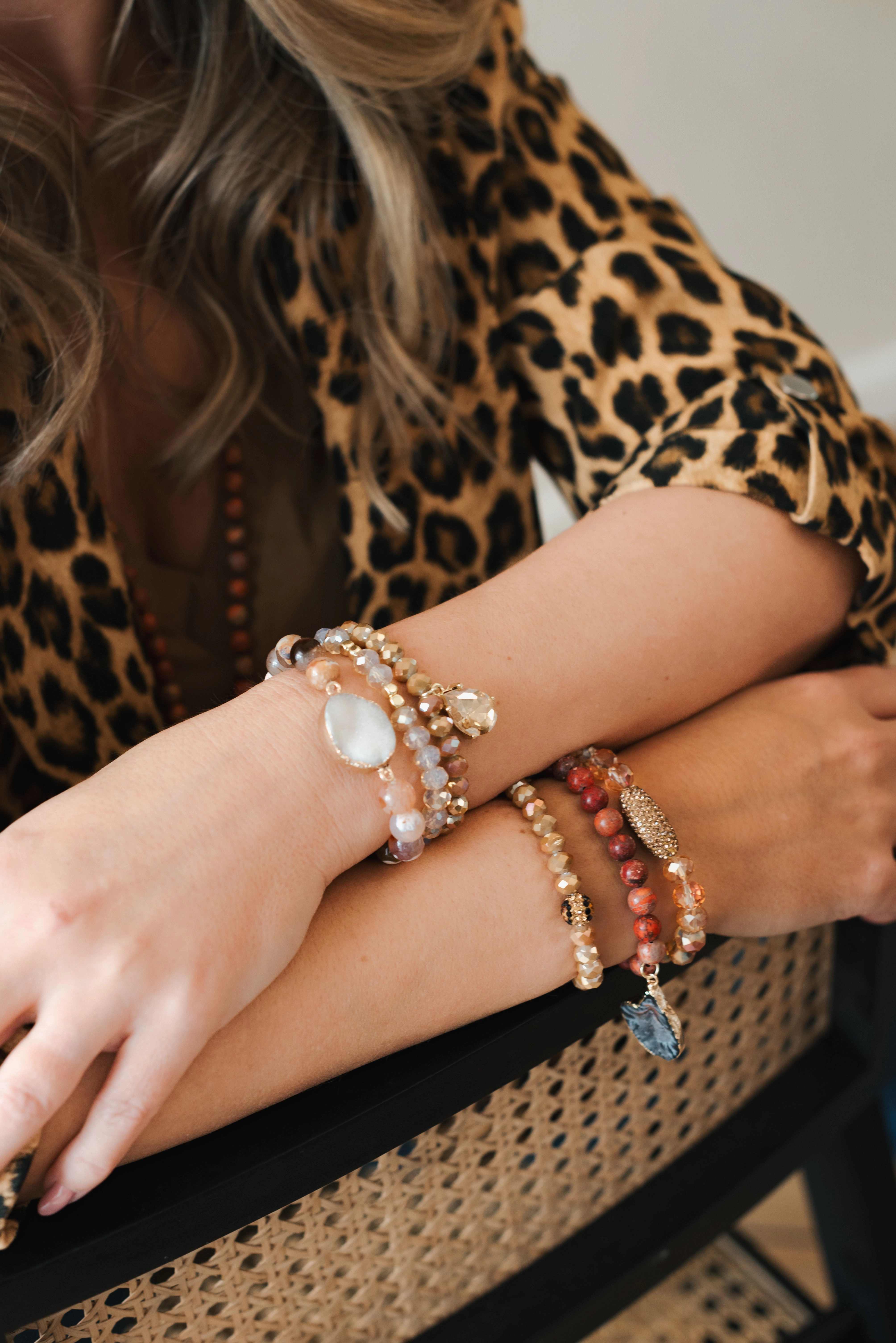 Blush Set of 5 Bracelets