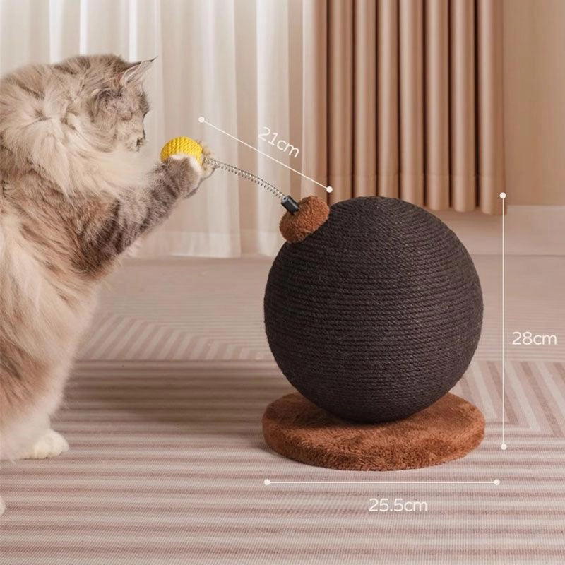 Bomb Cat Scratching Post Ball Set