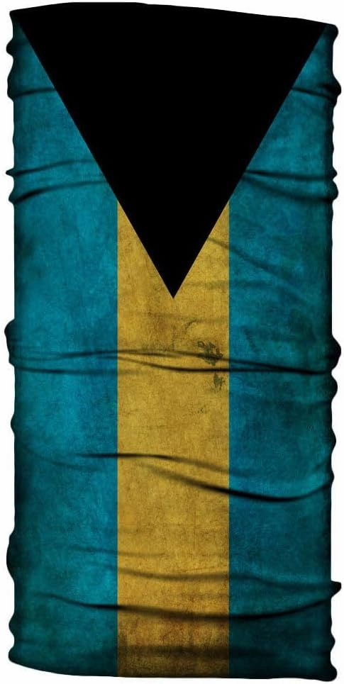 Born of Water Neck Gaiter: Flags: Fishing Face Mask Shield UV Protection