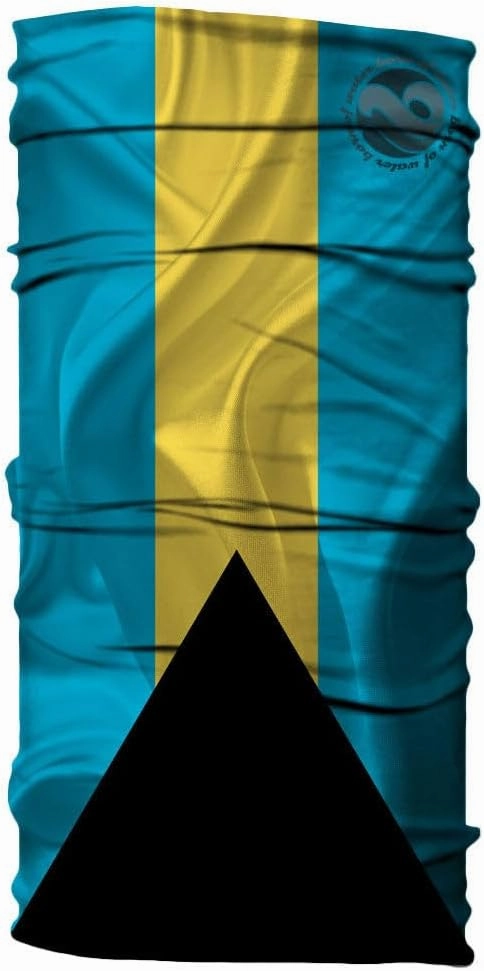 Born of Water Neck Gaiter: Flags: Fishing Face Mask Shield UV Protection