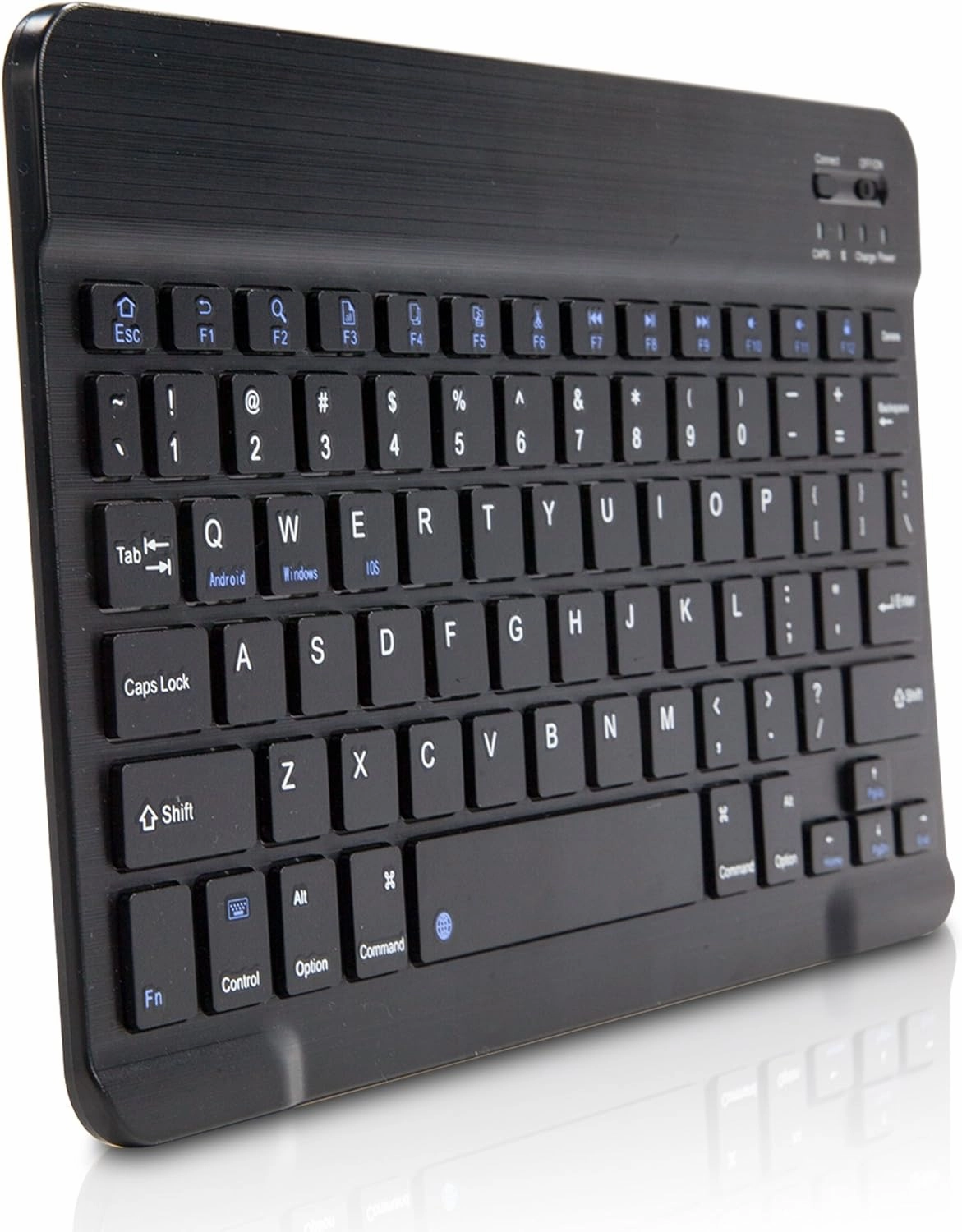 BoxWave Keyboard Compatible with Prestigio Muze 4231 - SlimKeys Bluetooth Keyboard, Portable Thin with Chiclet-Style Keys - Jet Black