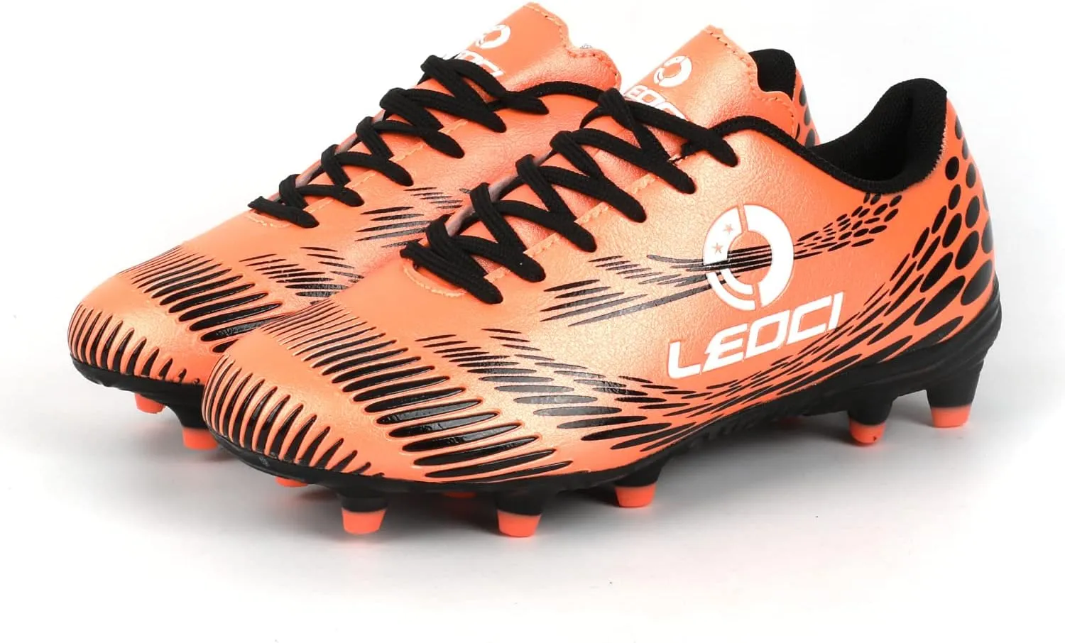 Boys Girls Firm Ground Soccer Cleats Kids Athletic Outdoor/Indoor Football Shoes