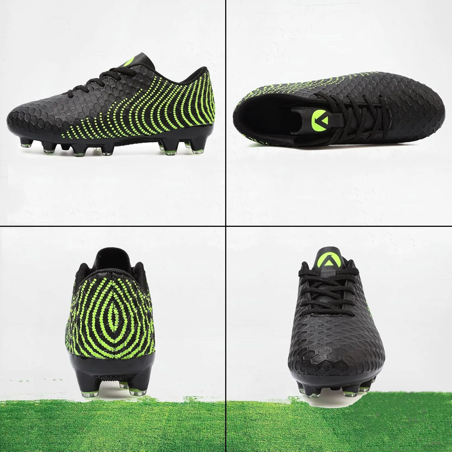 Boys Girls Soccer Cleats Kids Youth Firm Groud Soccer Shoes Athletic Outdoor Trainning Football Shoes Cleats