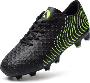 Boys Girls Soccer Cleats Kids Youth Firm Groud Soccer Shoes Athletic Outdoor Trainning Football Shoes Cleats