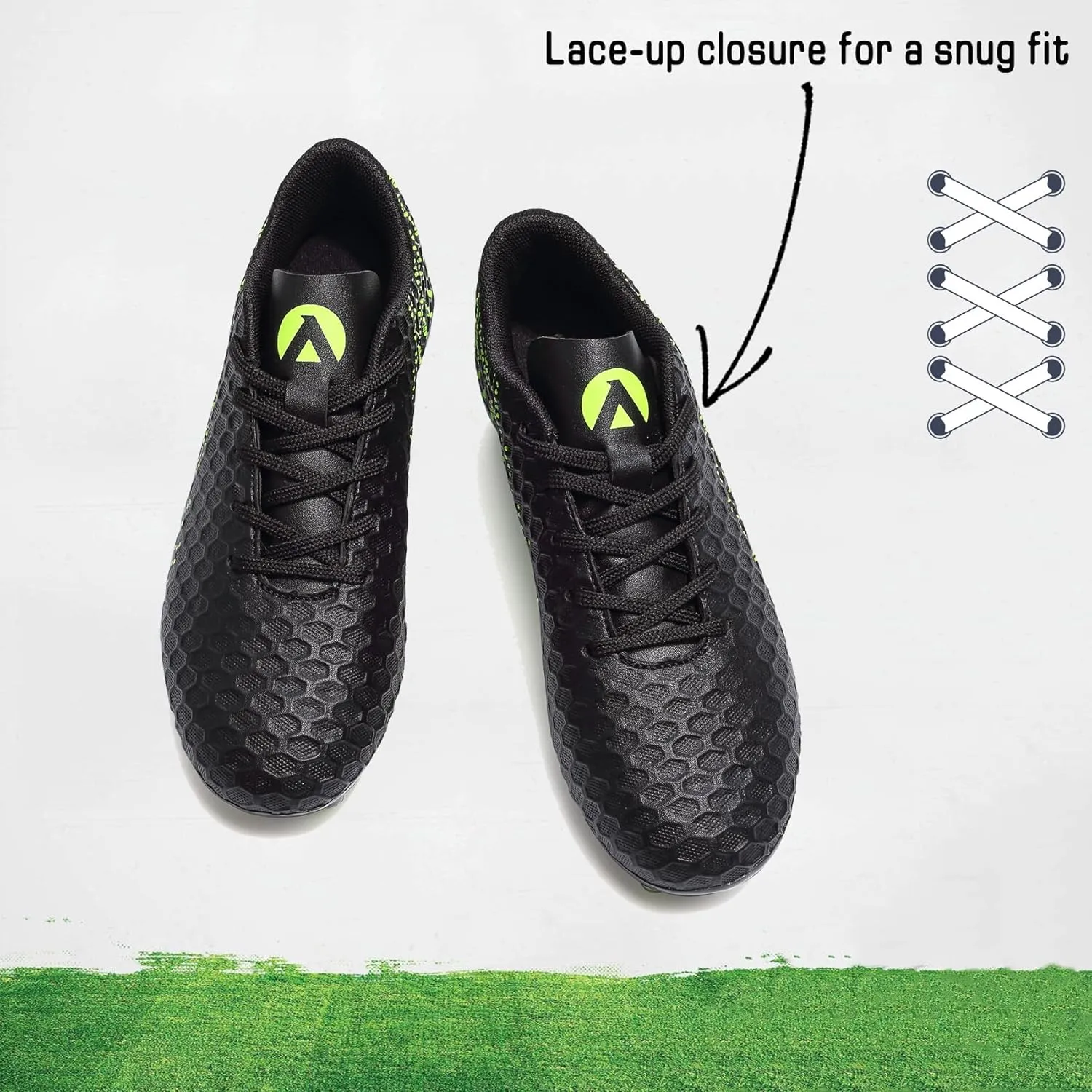 Boys Girls Soccer Cleats Kids Youth Firm Groud Soccer Shoes Athletic Outdoor Trainning Football Shoes Cleats