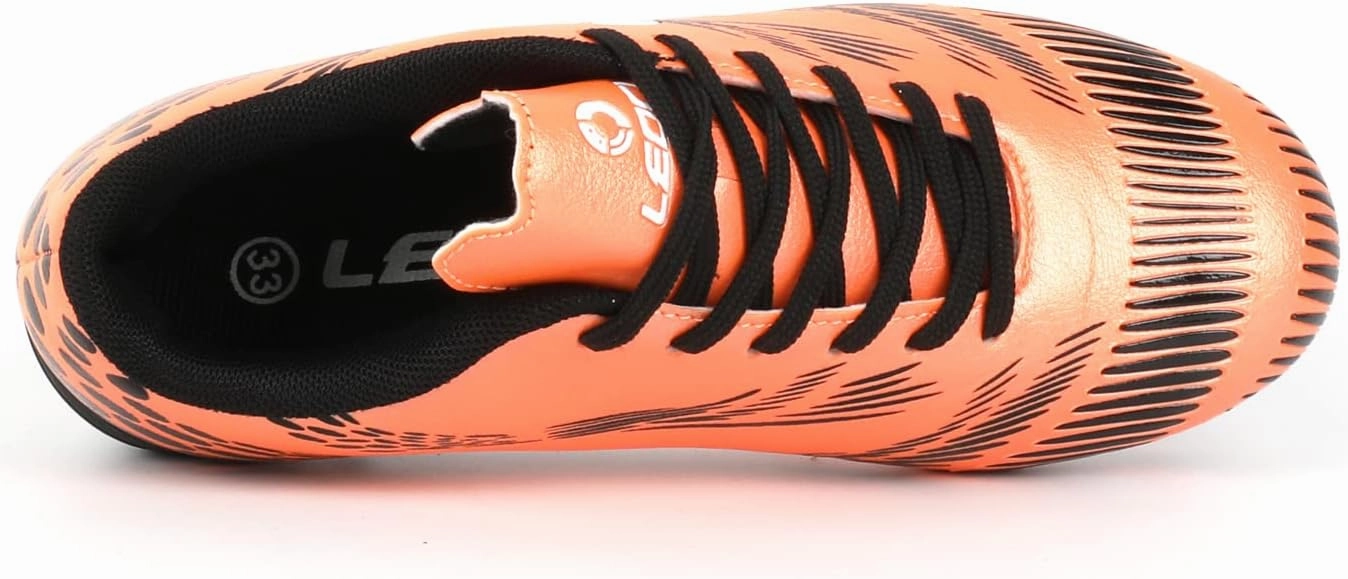 Boys Girls Firm Ground Soccer Cleats Kids Athletic Outdoor/Indoor Football Shoes