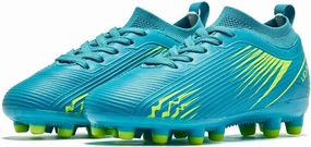 Boys Girls Soccer Cleats - Kids Dynamic Collar Football Shoes - Firm Ground Outdoor(Toddler/Little Kid/Big Kid)