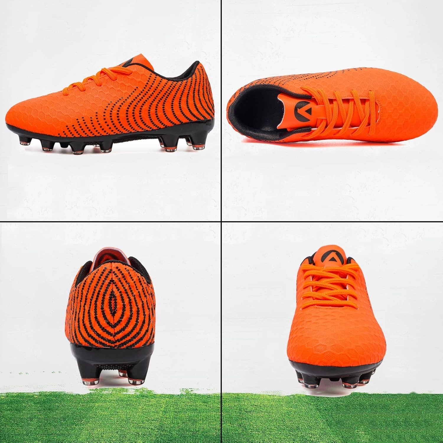Boys Girls Soccer Cleats Kids Youth Firm Groud Soccer Shoes Athletic Outdoor Trainning Football Shoes Cleats