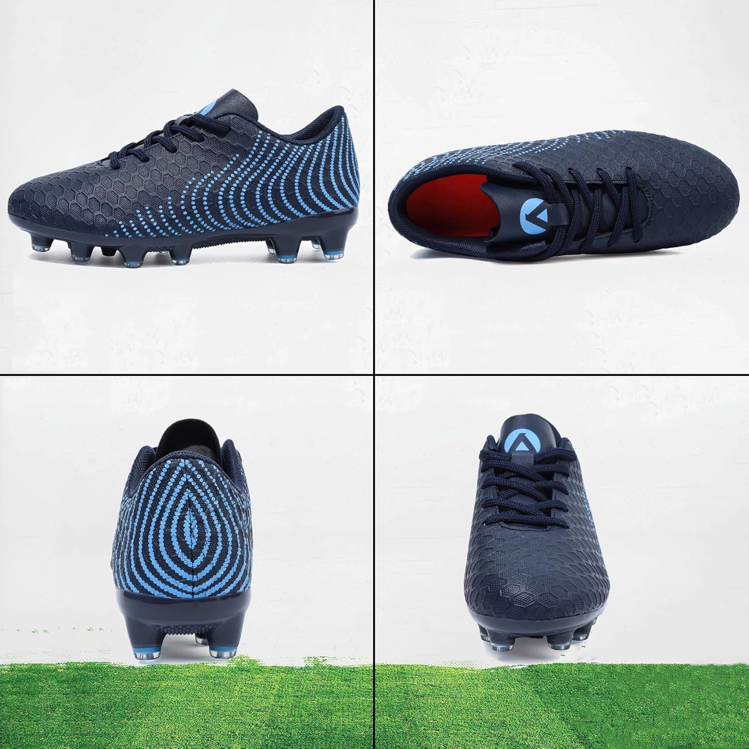 Boys Girls Soccer Cleats Kids Youth Firm Groud Soccer Shoes Athletic Outdoor Trainning Football Shoes Cleats