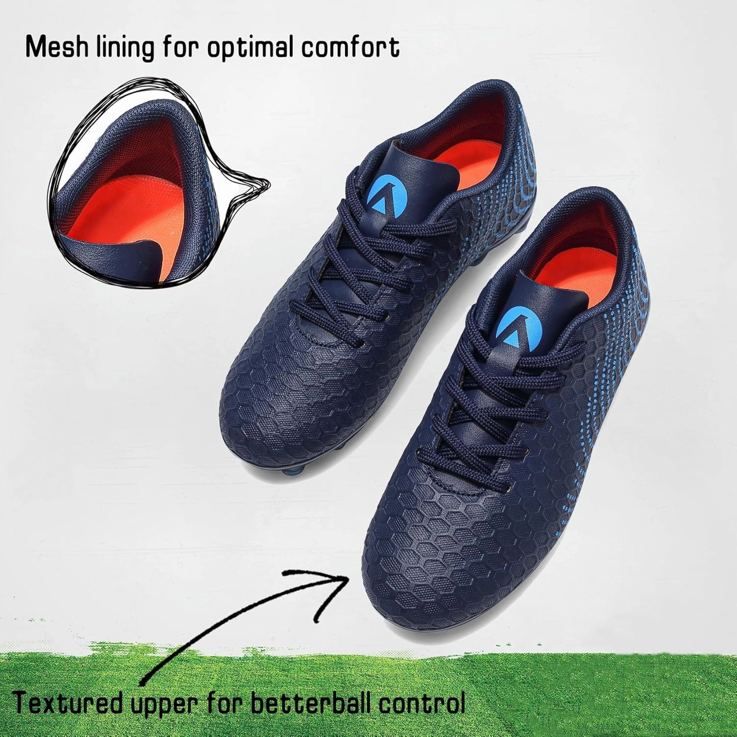 Boys Girls Soccer Cleats Kids Youth Firm Groud Soccer Shoes Athletic Outdoor Trainning Football Shoes Cleats