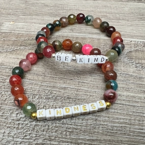 Brilliant Stones Agate Bracelet