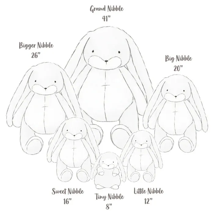 Bunnies by the Bay Sweet Floppy Nibble Bunny - Almond Joy 16"