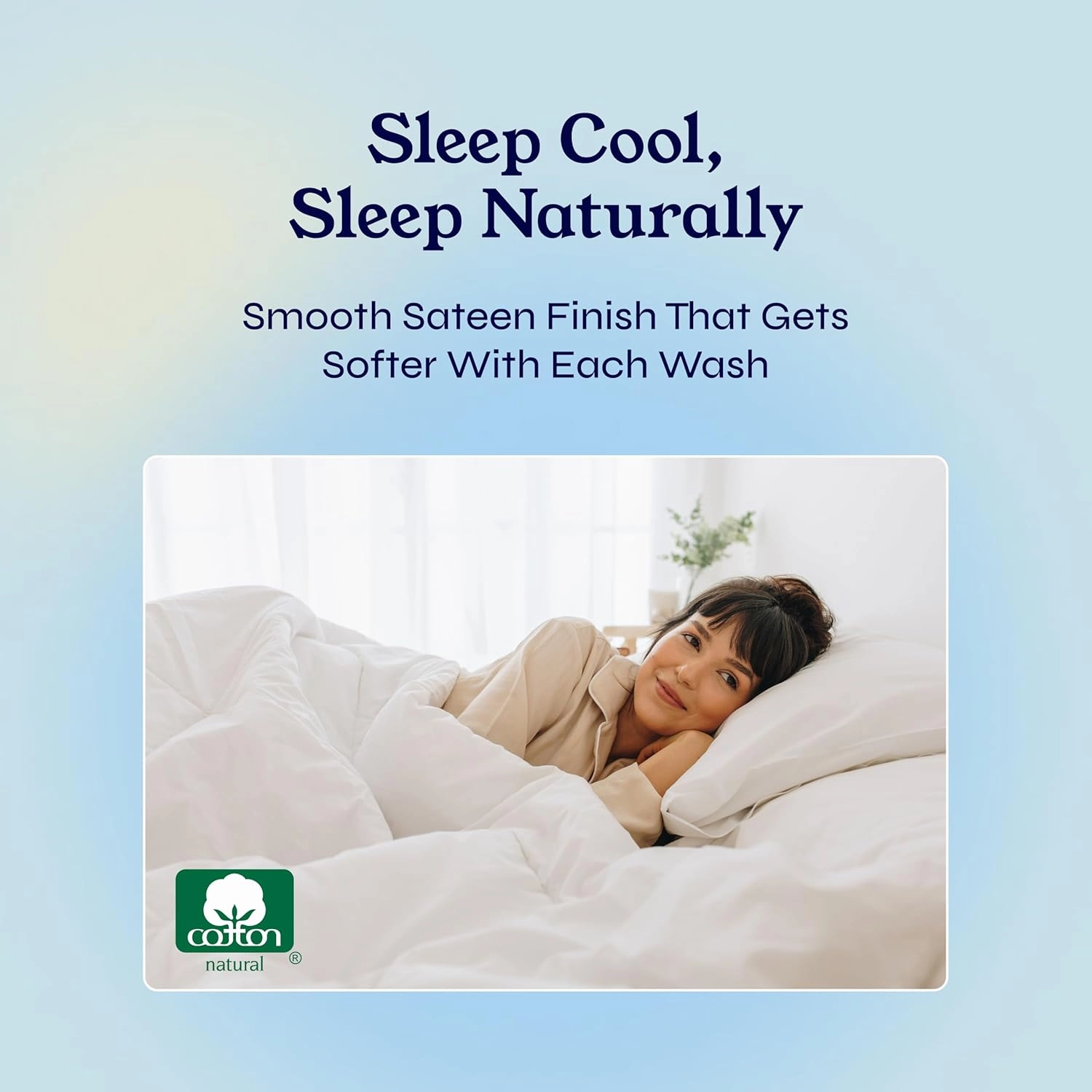 California Design Den Natural 100% Cotton Sheets, Twin Sheets Set, 400 Thread Count Sateen Bedding for Dorm Rooms & Adults, Deep Pockets with All Around Elastic, Cool & Durable - Antique White