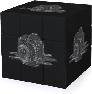 Camera Melt Funny 3x3x3 Cube Smooth Lightweight Puzzle for Adult Graphic Printing Travel