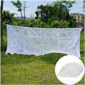Camouflage Net Awnings Camo Netting for Outdoor Camping, Sunshade Camouflage Net Photography Hides Hunting Shooting Fishing Tent Cover Garden Wall Decoration (Color : White, Size : 2x4M)
