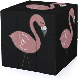 Campsite Flamingos Adults 3x3x3 Color-Matching Smooth Fully Printed Cube Gift