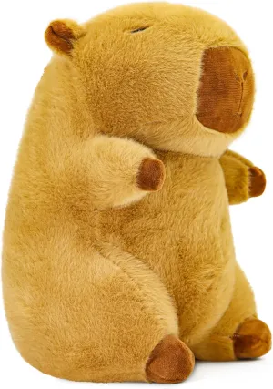 Capybara Stuffed Animal, Cute Capybara Plush, Soft Capibara Stuffed Animals Plushies Toys Hugging Gifts for Kids (13 inch Capybara)