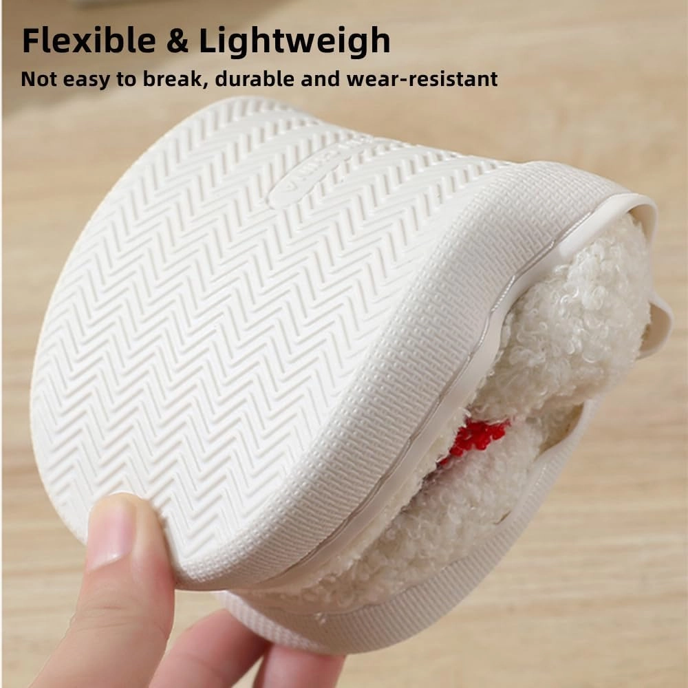 Cartoon Slippers for Women Men, Soft Fluffy Warm Lightweight Non-Slip Cute House Slippers Slip-On Cozy Indoor Outdoor Heart Meet Ne at Night Mushroom Cherry Strawberry Evil Eye Slippers