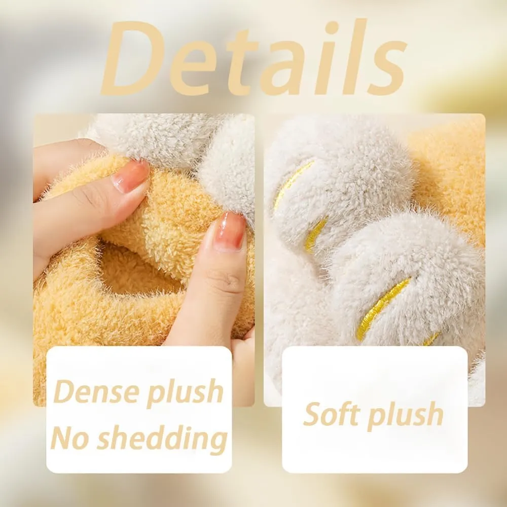 Cat Paw Slippers, Cute Funny 3D Cat Feet Slippers, Cozy Fuzzy Cat Paw Slippers for Women, Warm Winter Cat Paws Slippers