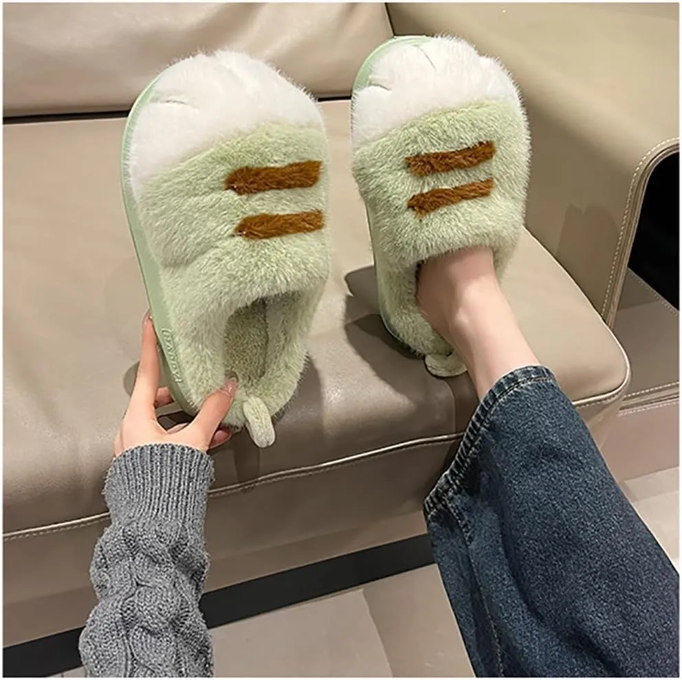Cat Paw Slippers, Cute Funny 3D Cat Feet Slippers, Cozy Fuzzy Cat Paw Slippers for Women, Warm Winter Cat Paws Slippers