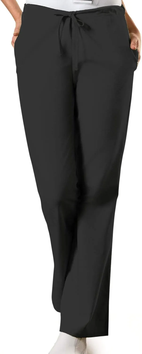 Cherokee Scrub set for women Traditional Fit Dolman Sleeve, V-neck Top 4700 Natural Rise Flare Leg Drawstring Pant 4101