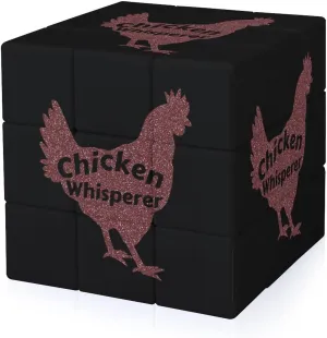 Chicken Whisperer Funny 3x3x3 Cube Smooth Lightweight Puzzle for Adult Graphic Printing Travel