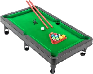 Children's Billiard Game Toy Mini Pool Table Set for Adults Sturdy Tabletop ' Gaming Desk