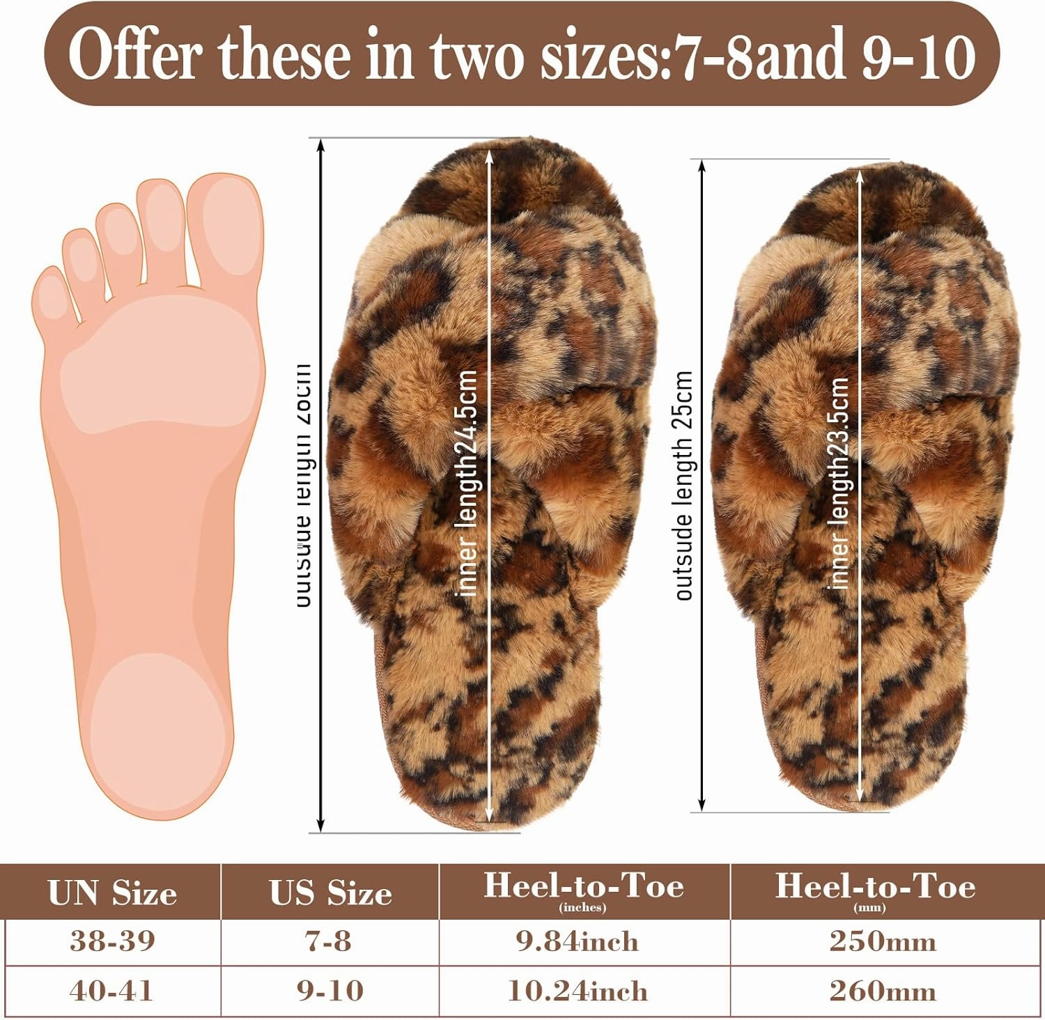 Chuarry 4 Pairs Women's Fuzzy Fluffy Slippers Cross Band Slippers Cozy Bridesmaid Shoes Open Toe Indoor and Outdoor