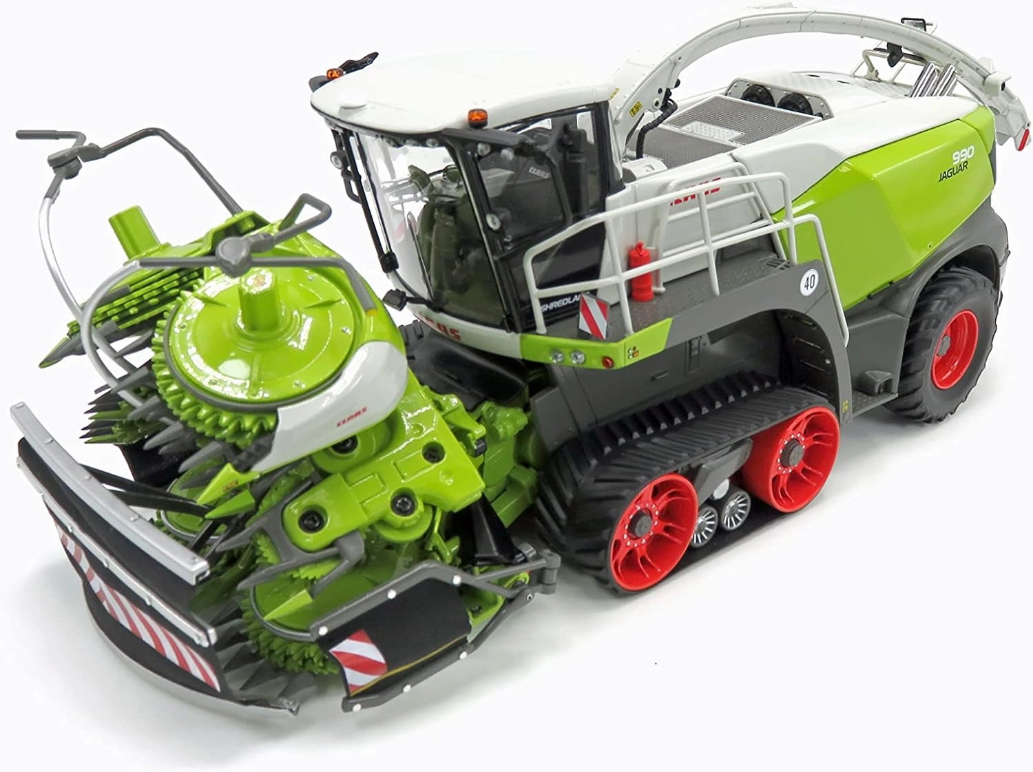 CLAAS Jaguar 990 Terra TRAC and ORBIS 900 Header with Transport Protection CLAAS Model Forage Harvester