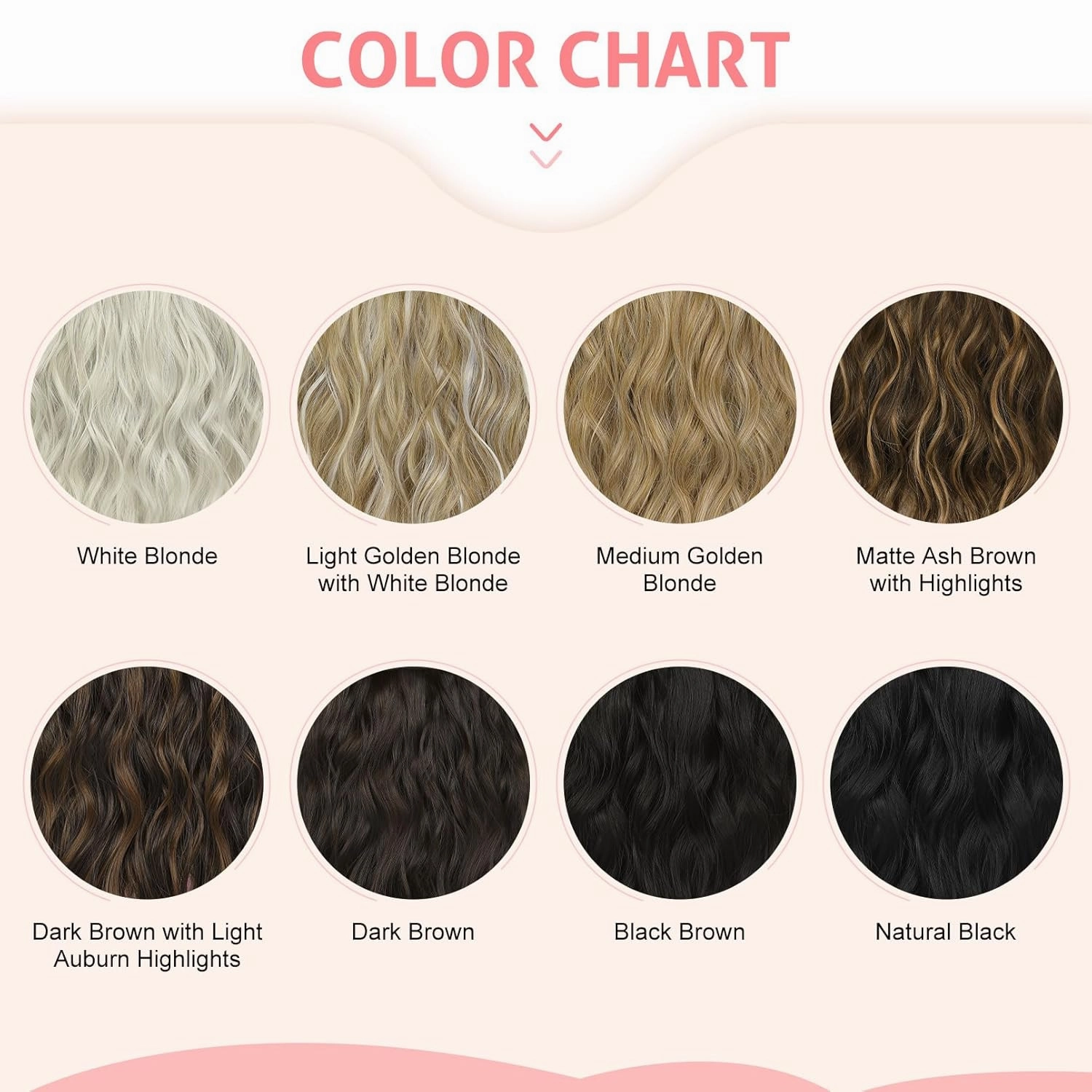 Clip in Hair Extensions 14" Short Wavy Hair Extensions 4PCS Invisible Lace Weft Natural Soft Hairpieces for Women - Light Brown with Blonde Highlights