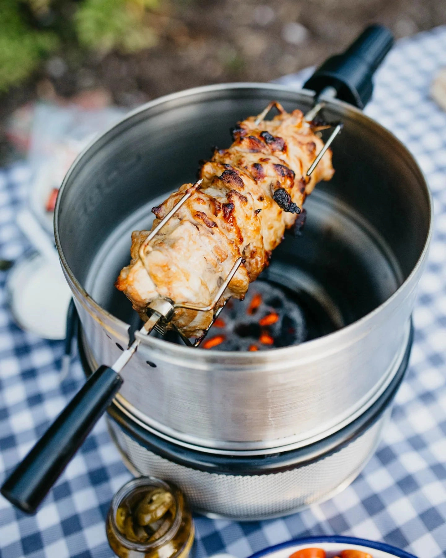 COBB ROTISSERIE WITH DOME EXTENSION