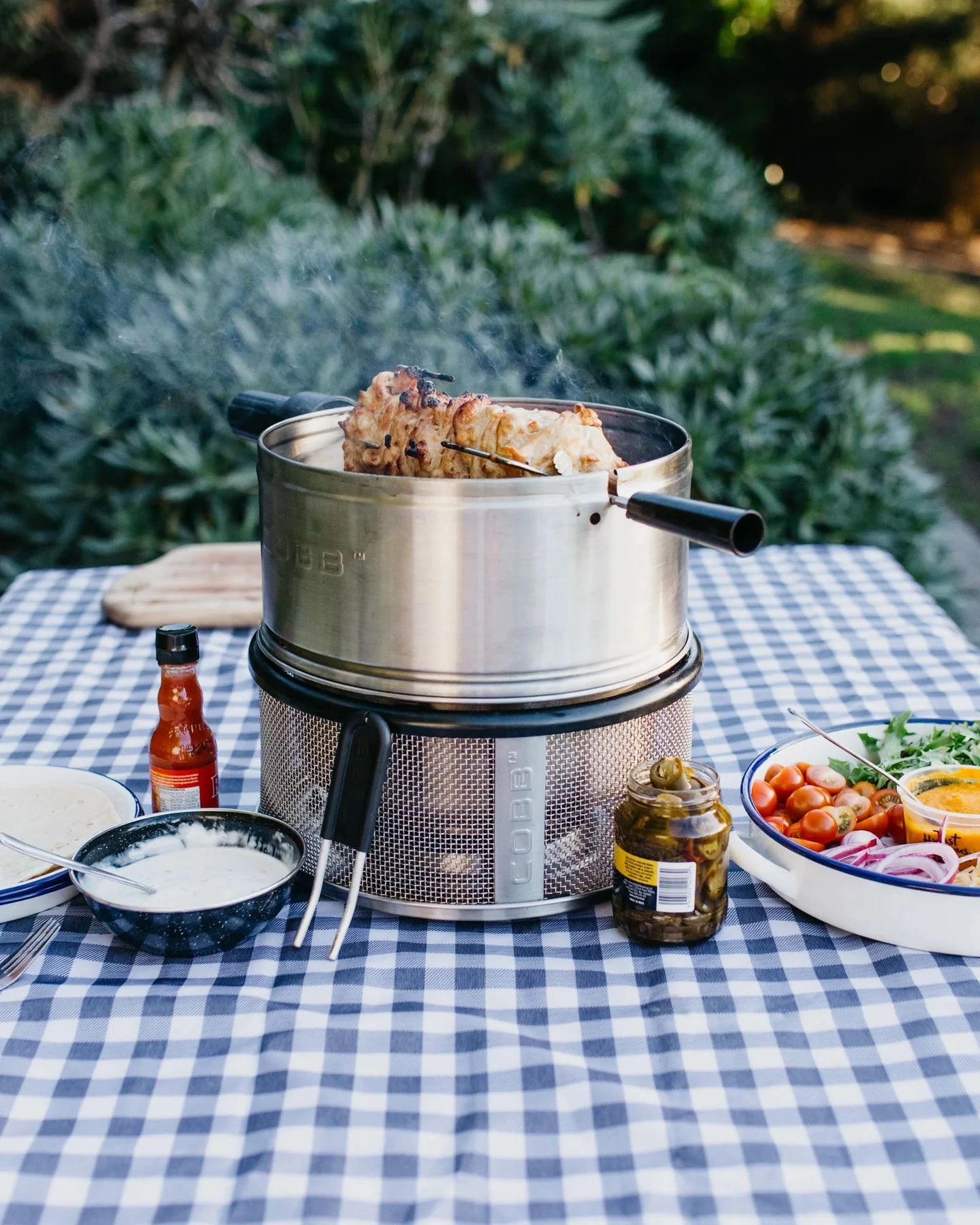 COBB ROTISSERIE WITH DOME EXTENSION