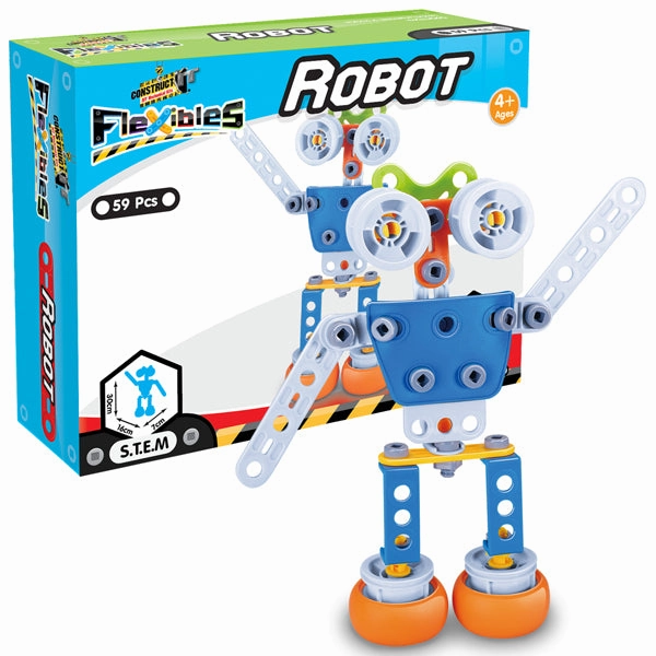 Construct It Flexibles, Robot- 59pc