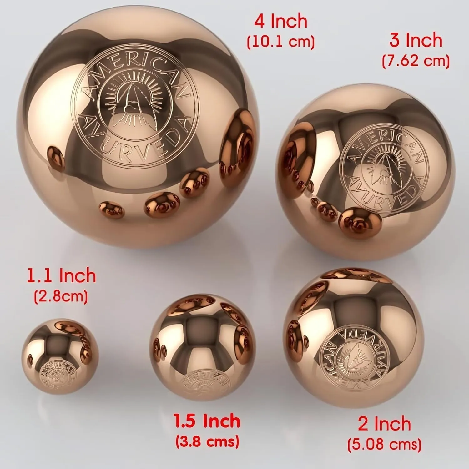 Copper Ball. Copper Metal Ball, Bring Integrity and Clear Thinking with Natural Energy and Meditation Crytal Sphare, Get Mental Agility Grounding Movement Therapy - 1.1 inches