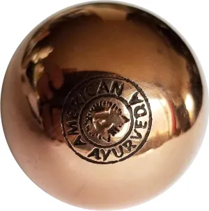 Copper Ball. Copper Metal Ball, Bring Integrity and Clear Thinking with Natural Energy and Meditation Crytal Sphare, Get Mental Agility Grounding Movement Therapy - 1.1 inches