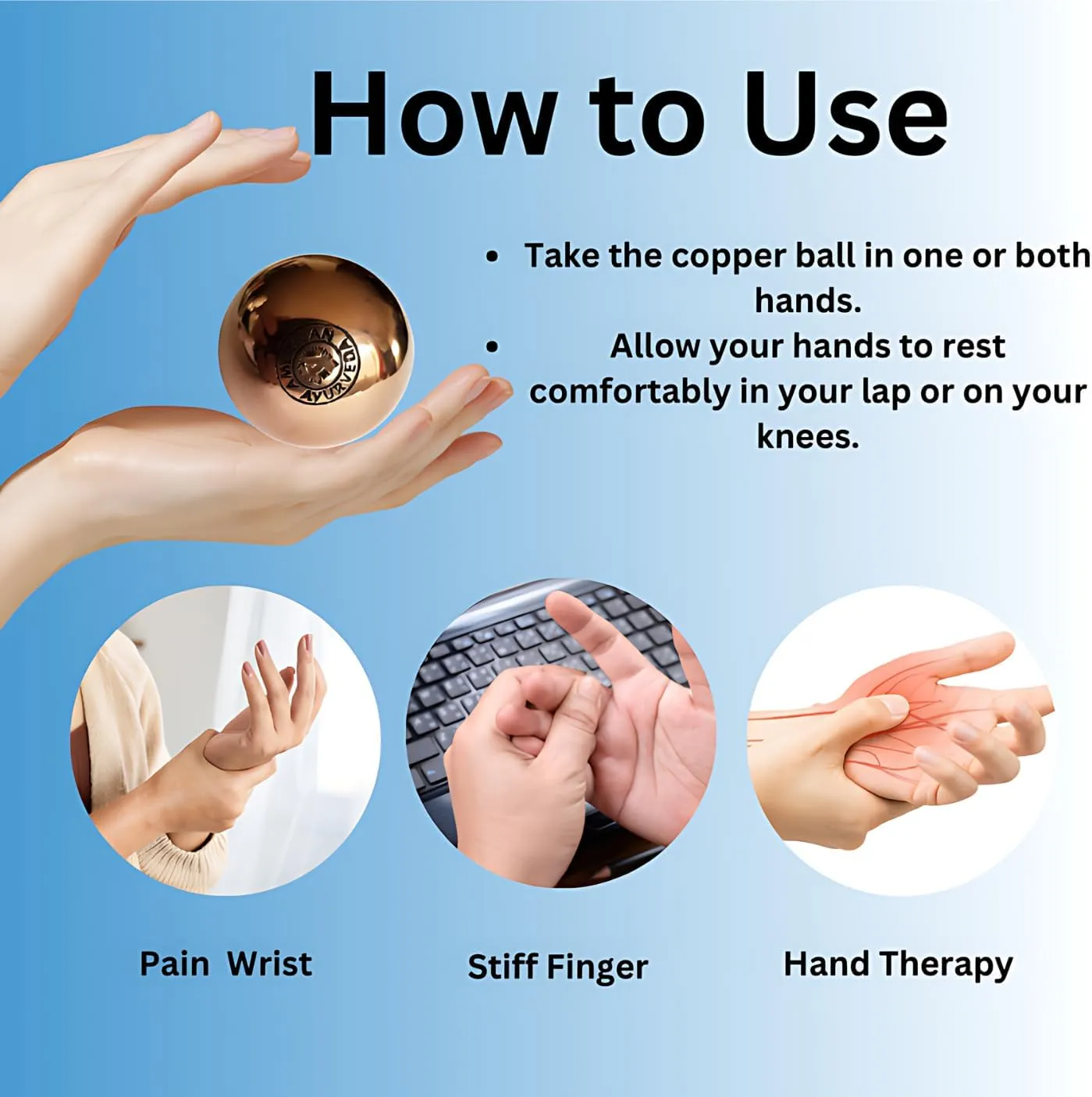 Copper Ball. Copper Metal Ball, Bring Integrity and Clear Thinking with Natural Energy and Meditation Crytal Sphare, Get Mental Agility Grounding Movement Therapy - 1.1 inches