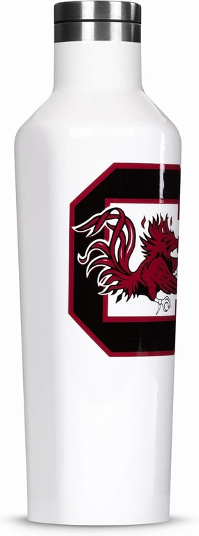 Corkcicle 16oz NCAA Triple Insulated Stainless Steel Canteen, South Carolina Game Cocks, Big Logo