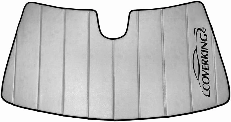 Coverking Custom Designed Interior Windshield Sunshade for Select Chrysler 300 & 300-Letter Series Models: Proprietary Trilaminate, Foldable with Storage Bag