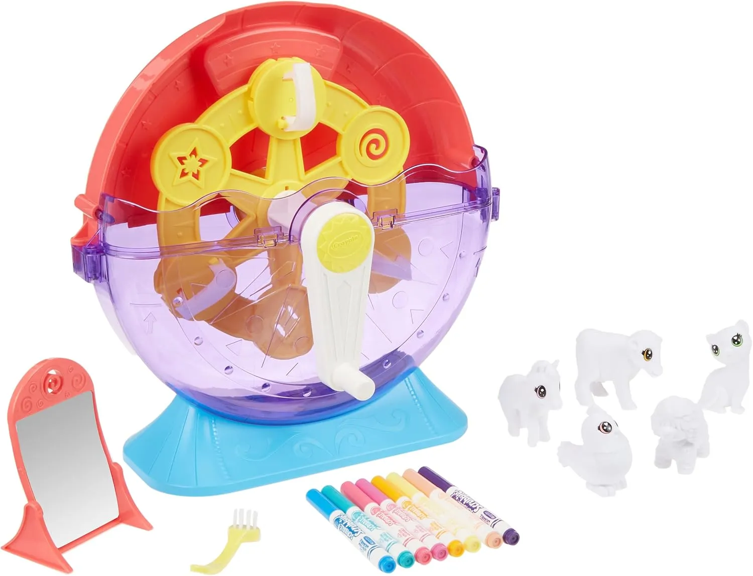 Crayola Scribble Scrubbie Pets Carnival Playset, Pet Grooming Toy, Animal Toys for Girls & Boys, Gift for Kids, Ages 3 