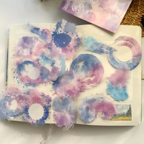 CSMZJ606 - sticker bag color dream series creative film waterproof pet material sticker 15 into