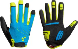 CUBE Gloves Natural Fit Ltd Longfinger Blue/Lime/Blk