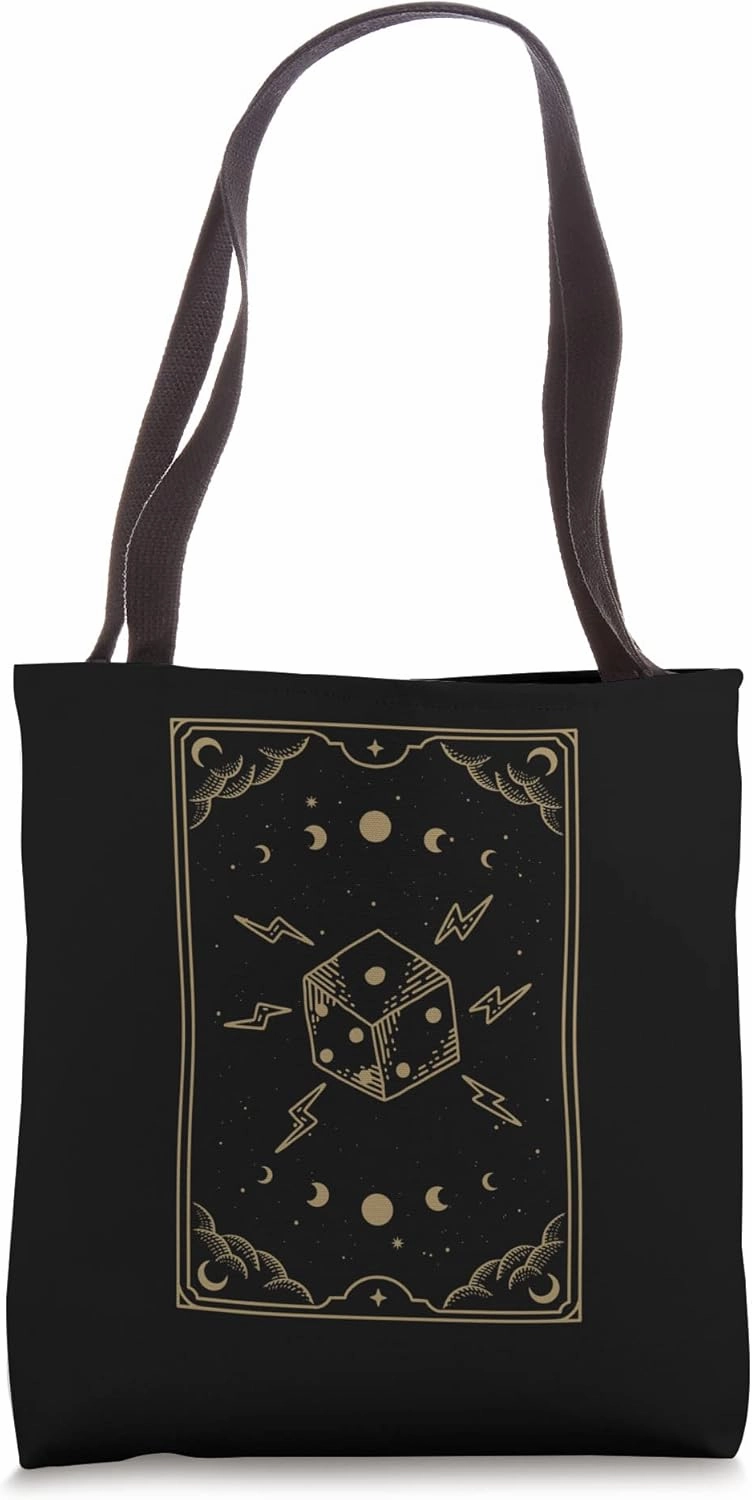 Cube of Fate - Witchy Tarot Card Aesthetic Tote Bag