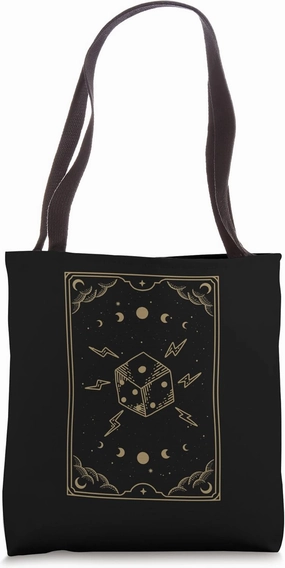 Cube of Fate - Witchy Tarot Card Aesthetic Tote Bag