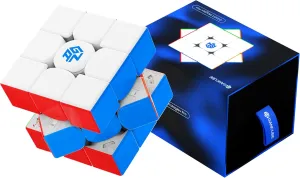 CuberShop GAN 14 MagLev Pro UV Coated, 2024 Upgraded Supreme GAN 14 M 2024 Flagship 3x3 Magnetic Speed Cube, 56mm Magic Cube Puzzle (GAN14 MagLev Pro UV, Glossy Surface & Primary Internal)