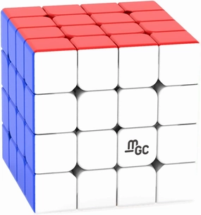 CuberShop YJ MGC 4x4 Magnetic Stickerless Speed Cube, YJ MGC 4 4x4 Flagship, 4 by 4 YJ MGC Professional 60mm Stickerless Cube, YongJun MGC Series Best 4x4x4 Speed Cube (YJ MGC 4 M - Stickerless)