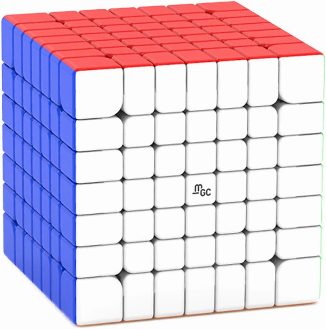 CuberShop YJ MGC 7x7 Magnetic Stickerless Speed Cube, YJ MGC 7 7x7 Flagship, 7 by 7 YJ MGC Professional 67.5mm Stickerless Cube, YongJun MGC Series Best 7x7x7 Speed Cube (YJ MGC 7 M - Stickerless)