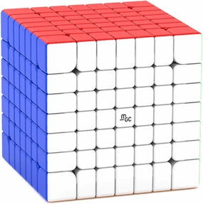 CuberShop YJ MGC 7x7 Magnetic Stickerless Speed Cube, YJ MGC 7 7x7 Flagship, 7 by 7 YJ MGC Professional 67.5mm Stickerless Cube, YongJun MGC Series Best 7x7x7 Speed Cube (YJ MGC 7 M - Stickerless)
