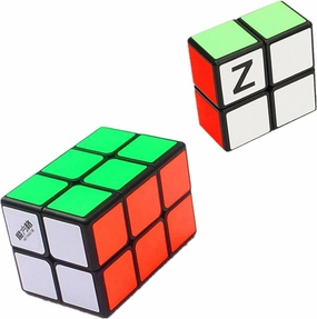 CuberSpeed Speedcubing Bundle 2x2x1 Super Floppy Speed Cube & 2x2x3 Black Cuboid Cube Tower Shaped