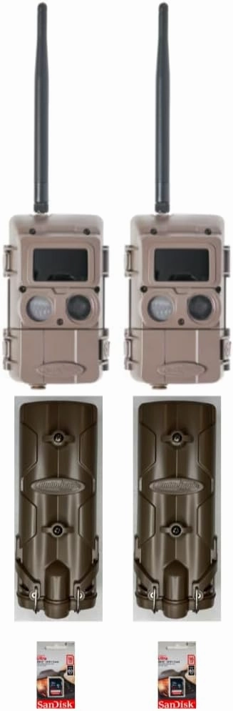 Cuddeback 2 Blackflash L Series Cameras 2 Battery Power Banks and 2 16 GB SD Cards