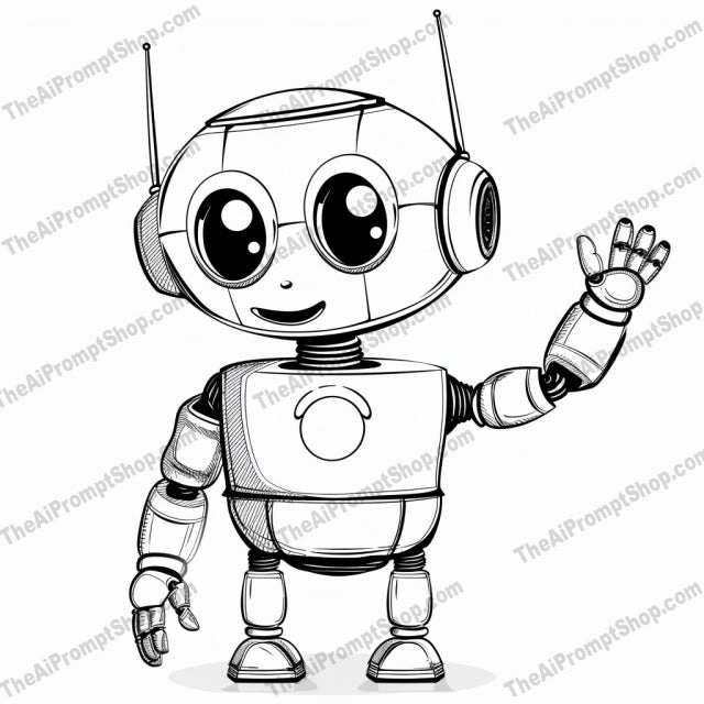 Cute Cartoon Characters AI MidJourney Image Prompt, 9251